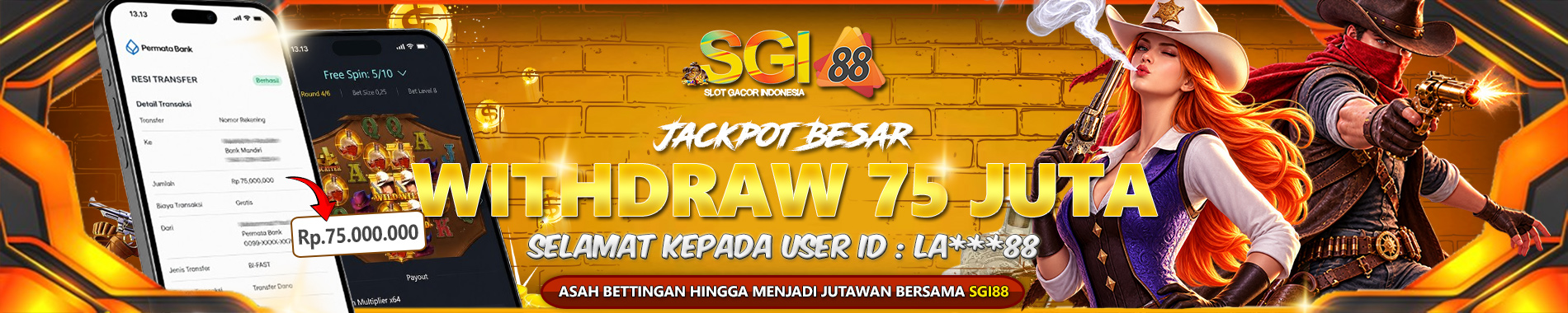 KEMENANGAN MEMBER SGI88